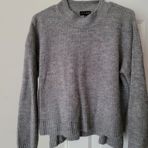 Shoedazzle Ambiance Apparel Cozy Gray Sweater